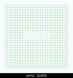 Grid paper. Abstract squared background with color graph. Geometric pattern for school, wallpaper, textures, notebook. Lined blank on transparent Stock Vector