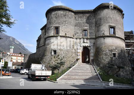 The castle of Faicchio, a small village in the province of Benevento, Italy. Stock Photo
