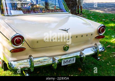 Rear of a 1962 Studebaker Lark V8 sedan. Stock Photo
