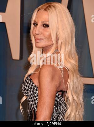 Photo: Donatella Versace Arrives for the 64th Grammy Awards in Las Vegas -  LAV20220403800 