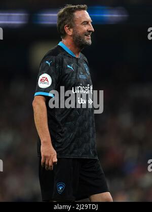 File photo dated 04/09/21 of Lee Mack during the SoccerAid for UNICEF match, who has revealed he is taking part in this year's Soccer Aid after reminding himself that he has scored more goals in the event than ex-England footballer Wayne Rooney. Stock Photo