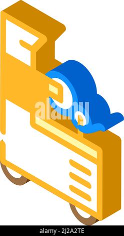 packing machines color icon vector illustration Stock Vector Image ...
