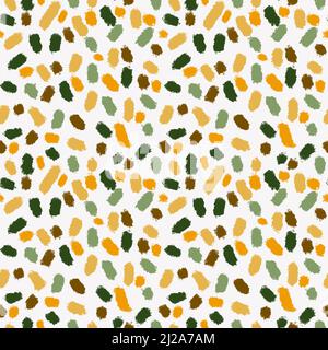 Abstract seamless pattern, Colorful repeat ornament, Fabric texture, Minimal background. Simple abstract design, Textile print,  terrazzo texture Stock Photo