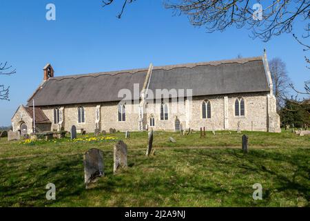 Village parish church of Saint Peter, Westleton, Suffolk, England, UK Stock Photo