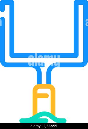 Agora Goal Post Pads Set Of 2 - 1" Thick Waterproof Foam For 4" Soccer Goals, NFHS Approved
