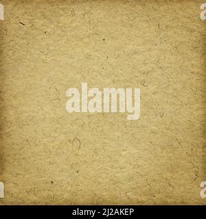 Grunge beige handmade paper background with frame Stock Photo