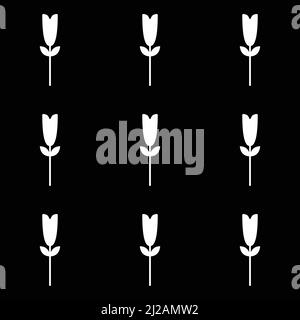 Flower seamless pattern vector floral shape doodle plant abstract background illustration for digital and print materials. Stock Vector