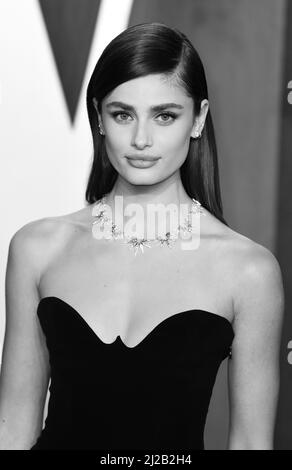 Taylor Hill attending the Vanity Fair Oscar Party 2020 held at the