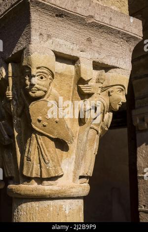 Details of the church of Conques, France Stock Photo - Alamy