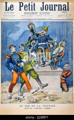 1896 issue of the Le Petit Journal, Supplément illustré, weekly Sunday supplement of the French conservative daily Parisian newspaper, France Stock Photo