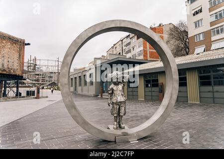 Kadikoy, Istanbul, Turkey - Feb, 26, 2022. The historical gashane into a Culture and Art Center. Gazhane Museum (Muze Gazhane) . High quality photo Stock Photo