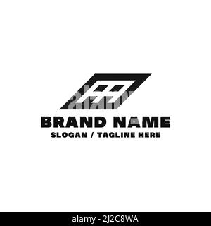 Letter AA logo design template. Editable, resizable, EPS 10, vector illustration. Stock Vector