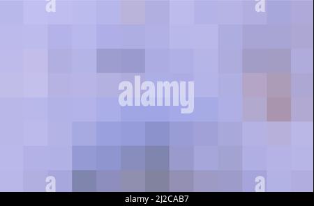 Light lilac background. Geometric texture from light slate squares. Abstract pattern of light violet square pixels. A backing of mosaic squares for Stock Vector