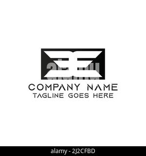 Letter EE logo design template. This logo is very suitable for any kind of business or industry that is engaged in any field. Stock Vector