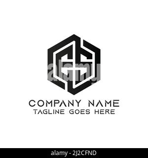 Letter ES logo design template. This logo is very suitable for any kind of business or industry that is engaged in any field. Stock Vector
