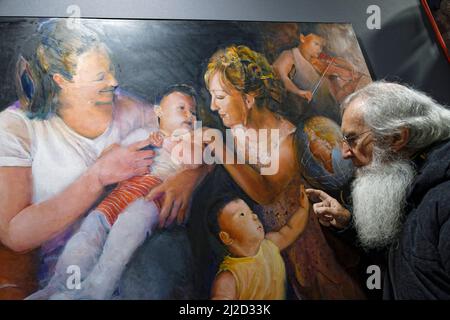 Paris, France. 15th Feb, 2022, Art Capital exhibition on February 15, 2022 in Paris, France.Credit: Gerard Crossay/Alamy Stock Photo Stock Photo