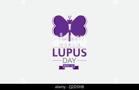 World Lupus Day. depth understanding health awareness for banner, poster, card and background design. Stock Vector