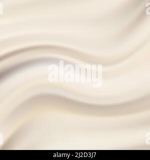 Abstract background with smooth silk texture brown fabric design modern Stock Vector