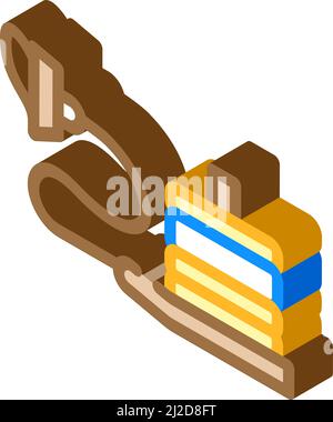 speed track isometric icon vector illustration Stock Vector