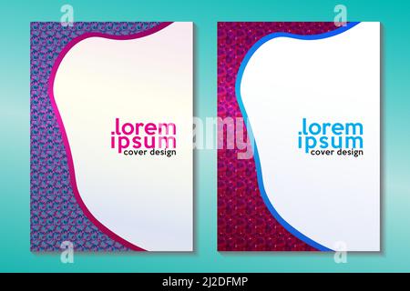 Classic Elegant Cover Design with Copy Space For Text. Stock Vector
