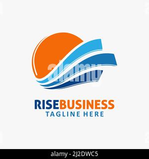 Abstract business logo design Stock Vector