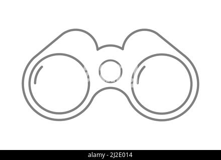 Binoculars. Vector illustration for websites, applications and creative design. Stock Vector