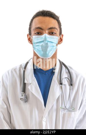 Doctor wearing a mask Stock Photo