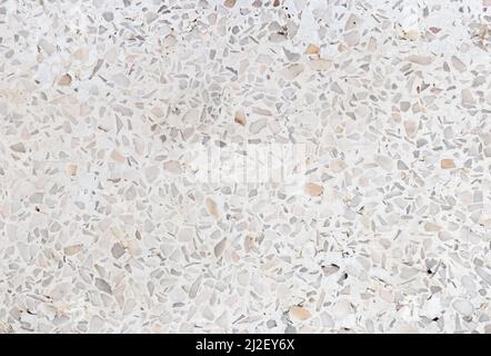 terrazzo flooring texture polished stone pattern wall and color old surface marble for background image horizontal Stock Photo