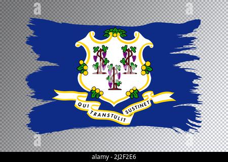 Connecticut state flag, Connecticut flag transparent background Stock ...