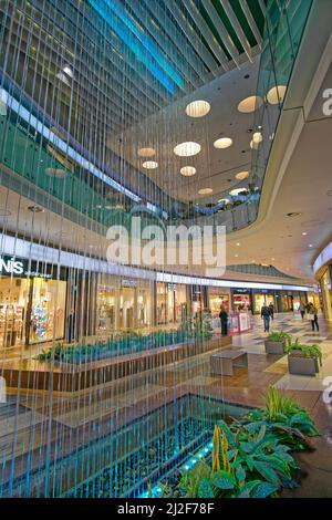 Interior of the Kings Avenue Shopping Centre at Paphos in Cyprus. Stock Photo