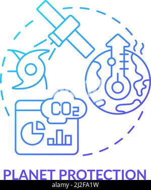 Advanced communication blue gradient concept icon Stock Vector Image ...