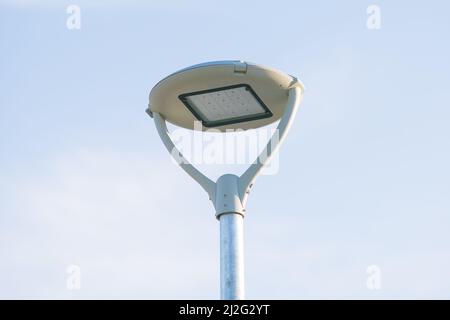 street pole lamp with LED light Stock Photo