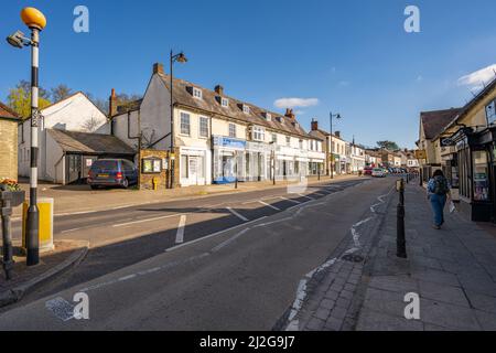The High street in Chipping Ongar Essex Stock Photo