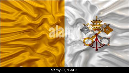 wavy country flags Stock Photo