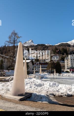 Fantastic sight of a mountain lake surrounded by the mountains of ...