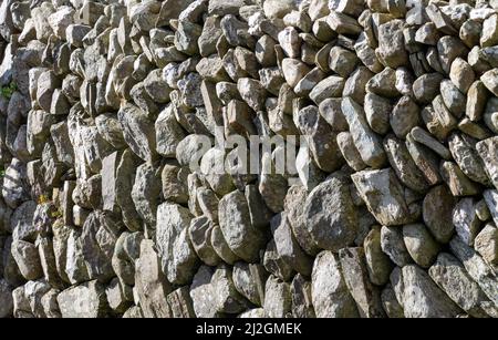 Dry stone wall Stock Photo