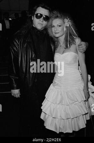 Meatloaf and Wife, Deborah Gillespie at the American Music Awards, 1987  Credit: Ron Wolfson / MediaPunch Stock Photo