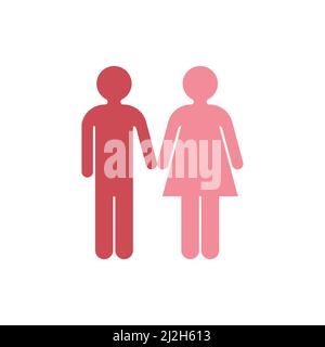 Gay couple holding hands silhouette. Vector illustration Stock Vector ...
