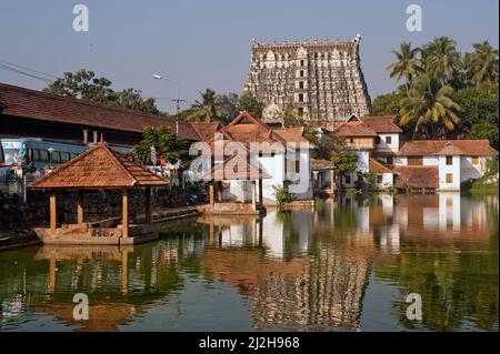 Anantha Padmanabha swamy Temple at Trivandrum or Thriuvananthapuram state Kerala India Stock Photo