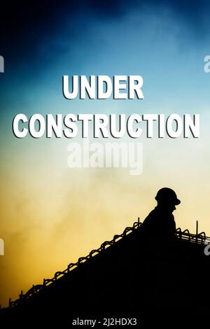 under construction concept Stock Photo