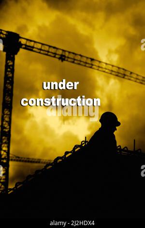 under construction concept Stock Photo