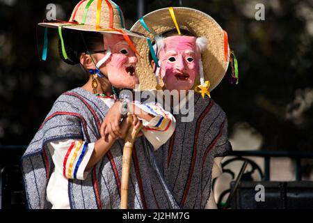 Young children perform folkloric dancers Cinco de Mayo festival Stock Photo