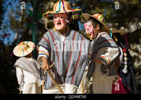 Children dressed as elders perform folkloric dances Chinco de Mayo festival  Stock Photo - Alamy