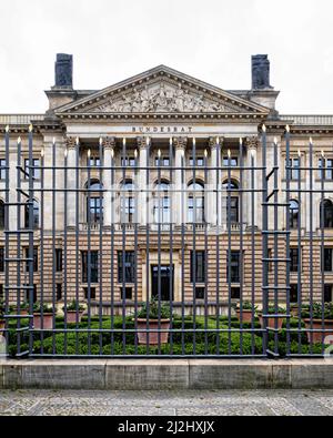 Bundesrat,Federal Council,Leipziger Straße,Mitte-Berlin,Historic building completed 1904 by architect Friedrich Schulze-Kolbitz for Prussian parliame Stock Photo