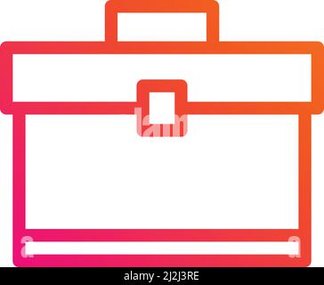 Briefcase Vector Icon design Illustration Stock Vector