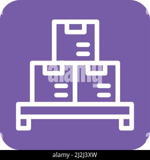 Package Vector Icon design Illustration Stock Vector