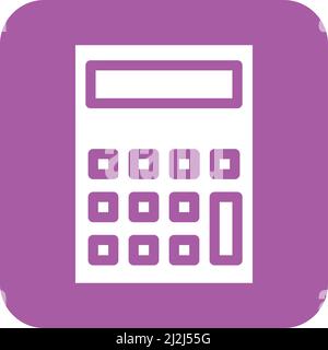 Calculator Vector Icon design Illustration Stock Vector
