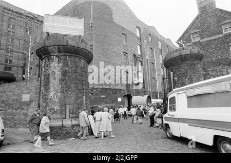 Heritage Market, Stanley Dock, Liverpool, 25th September 1988. Stock Photo