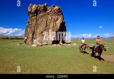 Horses in Mongolia Stock Photo - Alamy