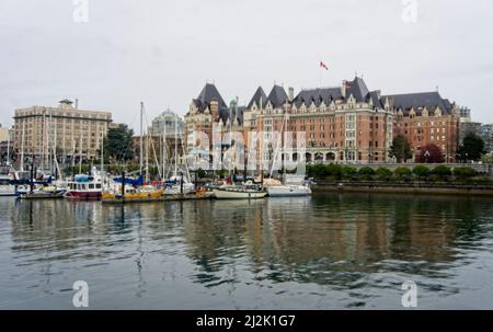 Empress Hotel, Victoria BC Stock Photo